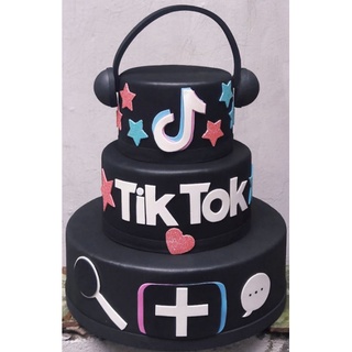 decoração de bolo tema de moto｜Pesquisa do TikTok