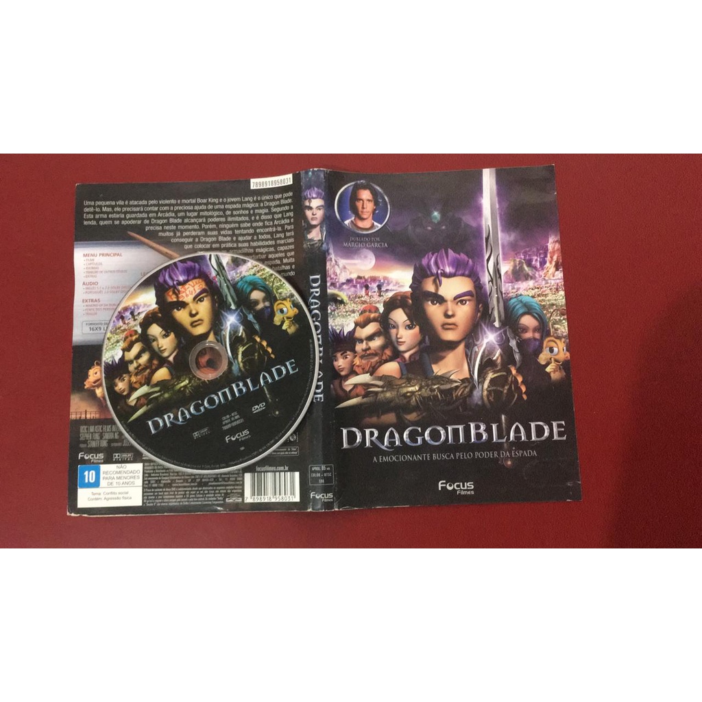 Dvd: Dragonblade - A Emocionante Busca Pelo Poder Da Espada