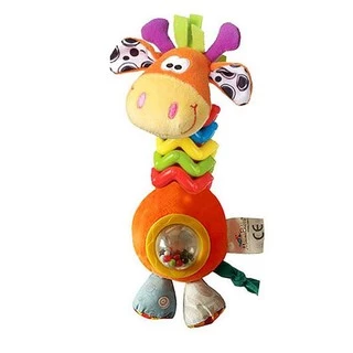 Girafa Apaffa Mordedor Chocalho Pelúcia Brinquedo Bebê Multissensorial Livre de BPA