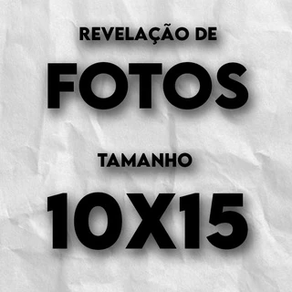 PROMOÇÃO Revelar fotos 10x15 (unitário)