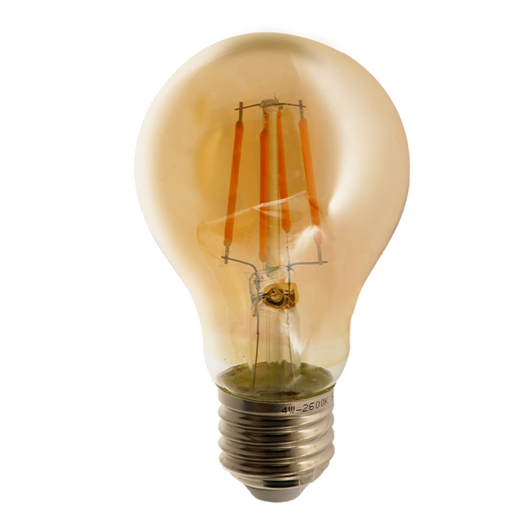Lâmpada Led Bulbo Retrô Vintage Filamento A60 Branco Quente