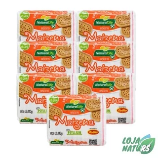KIT 7 Unidades de Biscoito de Maizena Vegano Sem Glúten 112g - Natural Life