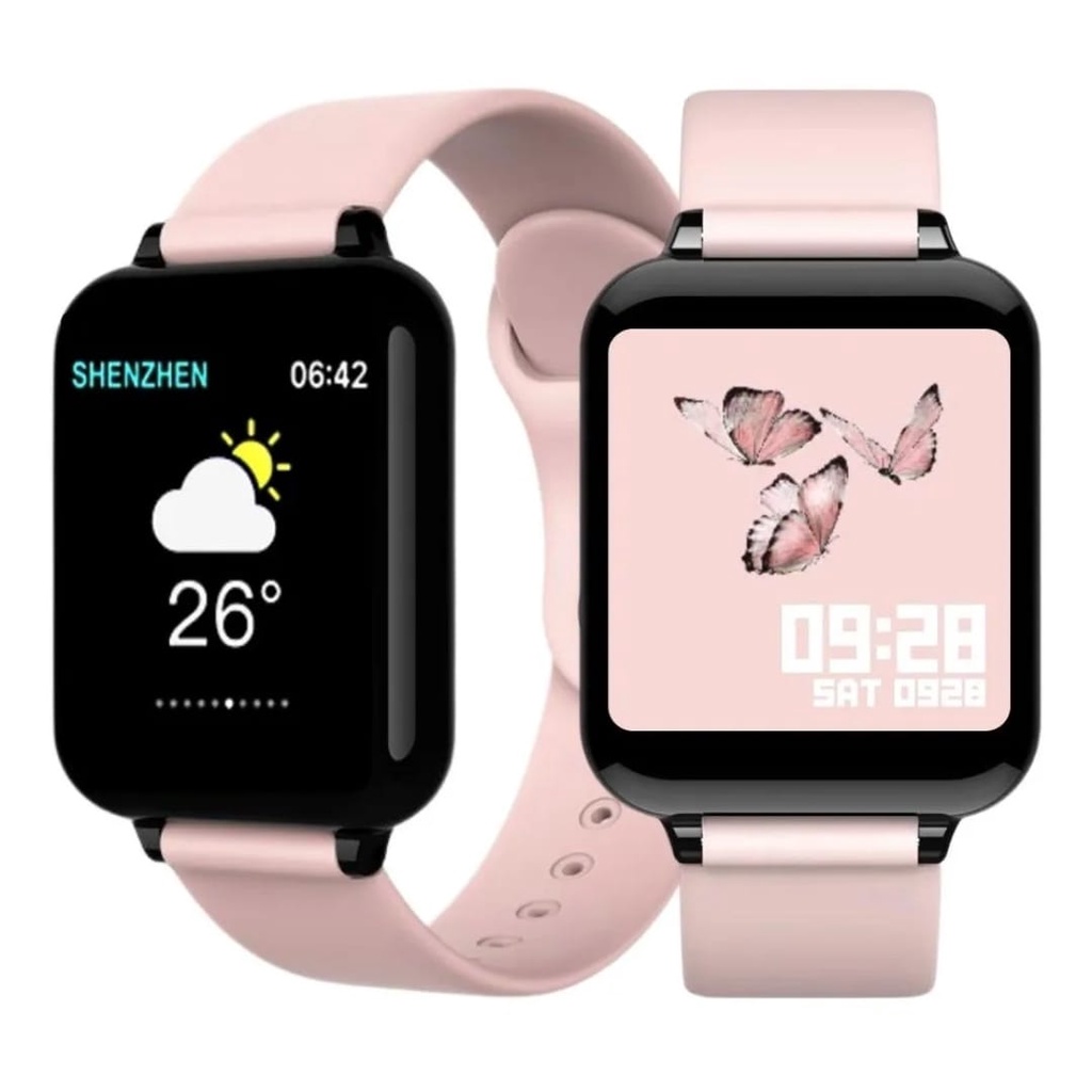 Smart Watch B57 Relógio Inteligente App Hero Band - Preto