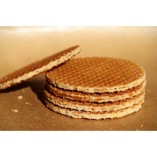 Kit 6 pacotes de Stroopwafel Moinho - 60 unidades - cada pacote de biscoito holandês contém 280 gramas