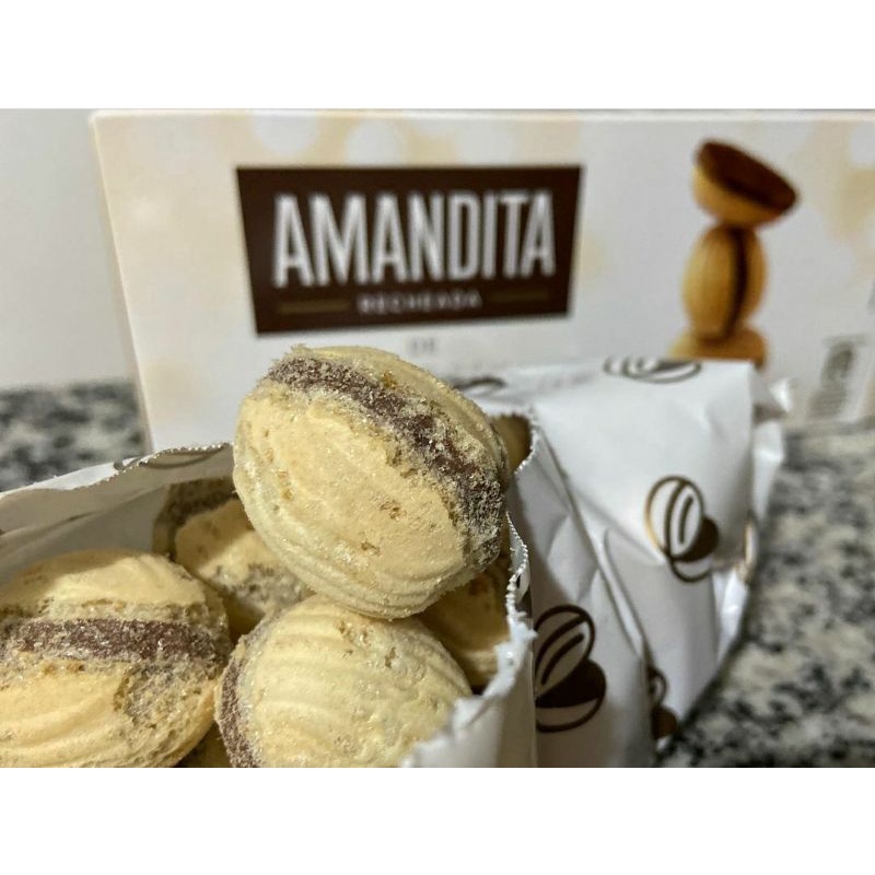 Biscoito Wafer Amandita Lacta G Shopee Brasil