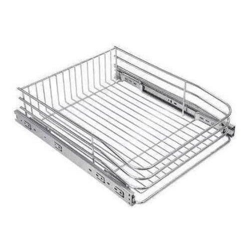 Gaveta Fruteira Deslizante Cromada 570x125x465mm Mod 600mm