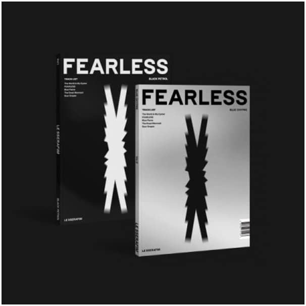 LE SSERAFIM FEARLESS 1st Mini Album Vol.1 BLACK PETROL Version