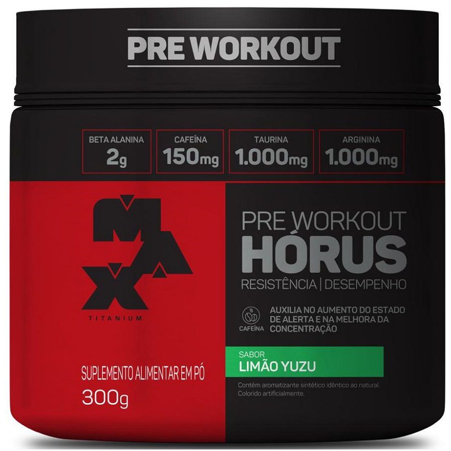 Pré-Treino Hórus - 300g - Max Titanium