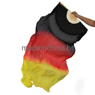 Ventiladores De Dança Do Ventre Véu De Bambu Ventilador De Seda DIY 1.8M Apenas 1PCS em Oferta na Shopee