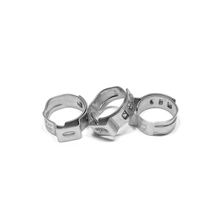 Kit 10 abraçadeiras tipo radial 12mm até 14,5mm - Fita 7mm