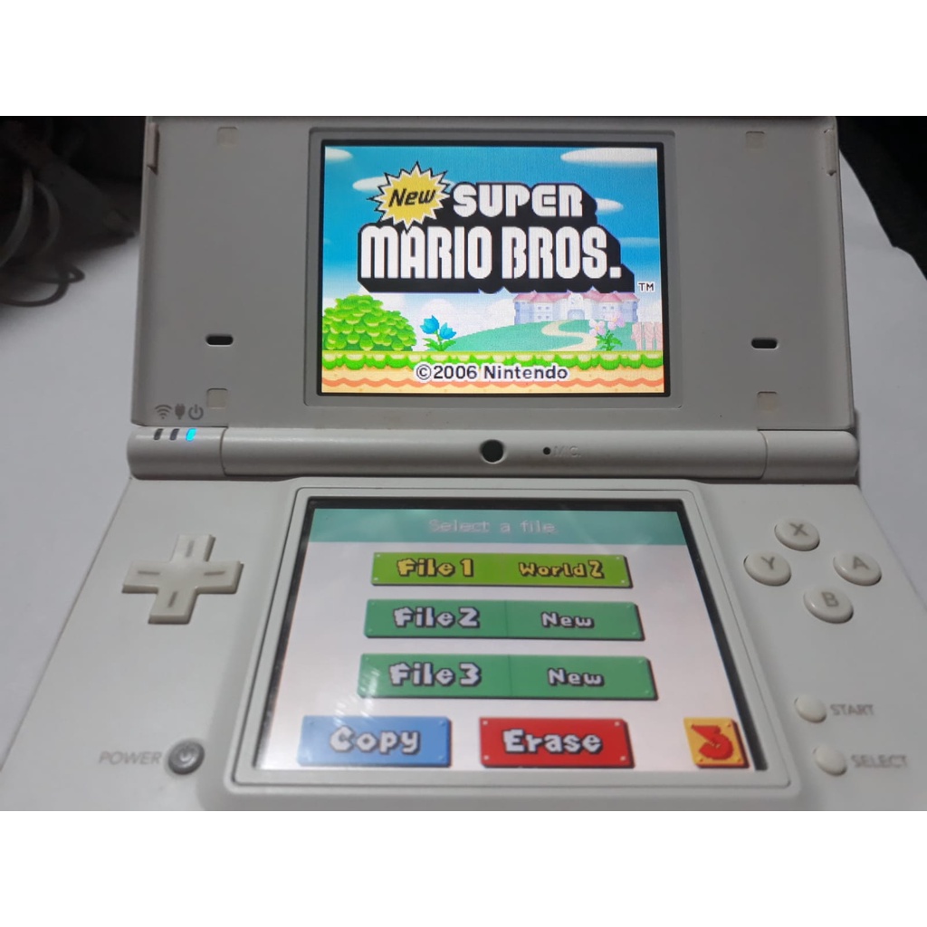 Nintendo Ds Lite Azul + R4 4gb Com Muitos Jogos - Escorrega o Preço