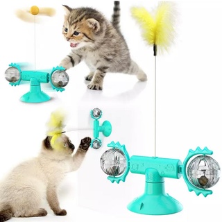 Brinquedo Interativo De Gato Girassol, Brinquedos Para Gatos De Estimação  Brinquedo De Jogo De Gato Em Puzzle Com Placa Giratória Para Filhotes De