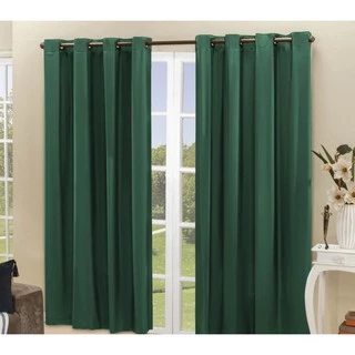 Cortina Blackout Pvc Corta 100 % A Luz 2,80 M X 2,30 M Verde