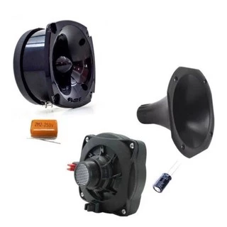 Kit Driver + Super Tweeter + Corneta + Capacitadores De Brinde