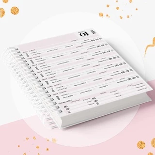 Miolo Impresso A5 para Agenda de Nail Design (agendamento de horários)