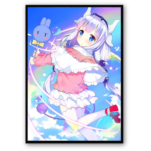 Poster Anime KANNA KAMUI, Kobayashi-san Chi No Maid Dragon (placa