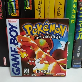 Pokémon Red - Box do Jogo (Nintendo Game Boy Advance)