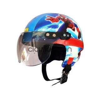 Capacete Infantil Retrô Com Personagem Especial Do Homem-Aranha