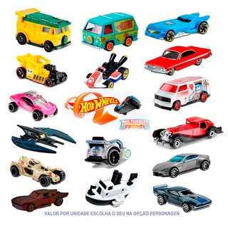 Caixa Com 10 Carrinhos Hot Wheels Sortidos - Mattel C/1 Raro
