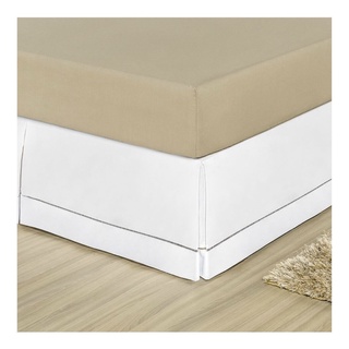 Saia Para Cama Colchao Box Casal Padrao percal algodao 180 fios