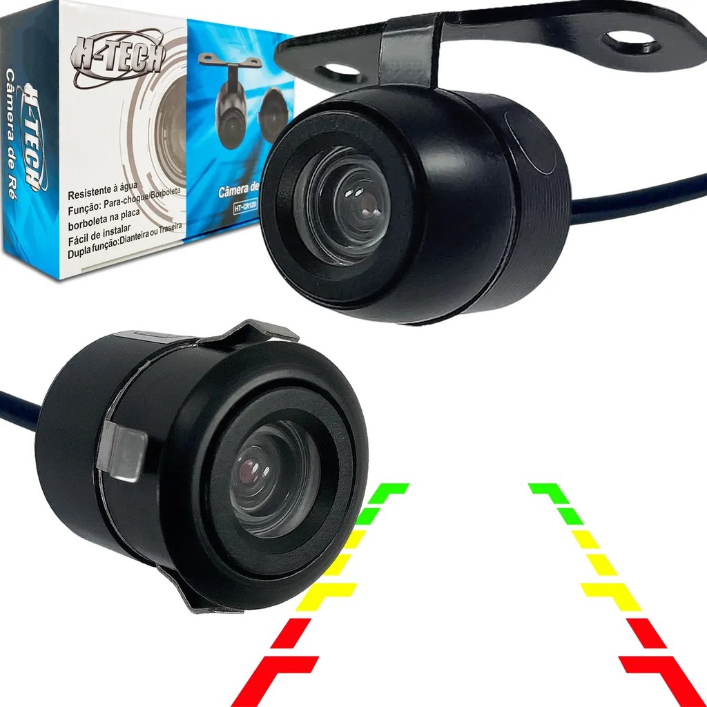 Câmera De Ré Automotiva H-tech | Shopee Brasil