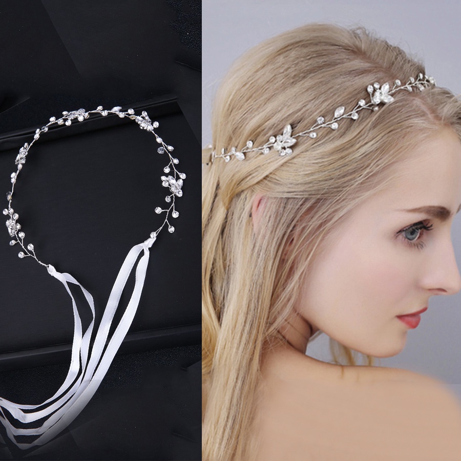 Acessório De Cabelo/Tiara De Pérola/Strass Elegante Para Mulheres/Festa