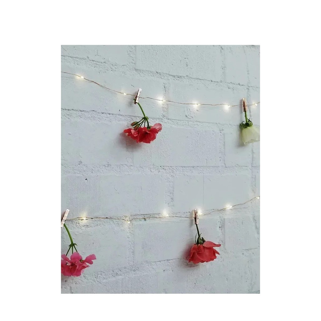 Varal Fairy Light M C Mini Pregadores Luz Led Decora Quarto Luz De Fada Fio De Fada Shopee