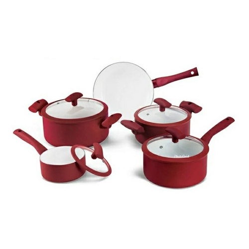 Jogo de Panelas Antiaderente Tramontina Cooktop Fogão Indução Conjunto  Monaco Kit 4 Peças - Magazine Gerais