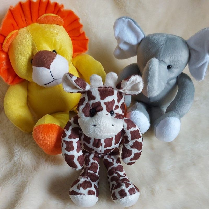 trio safari para nichos decoração ou presente.