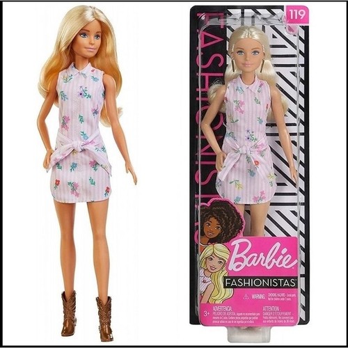 Barbie Fashionista Vestido Crochê e Coque Mattel 210 - Bonecas