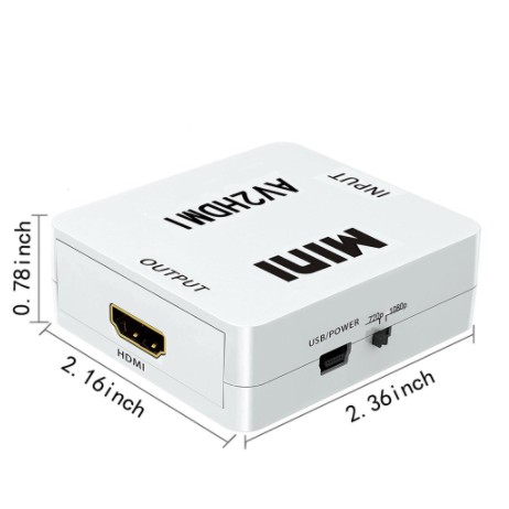 Rca Para Hdmi Av Para Hdmi Conversor De Áudio E Vídeo Av2 Hdmi