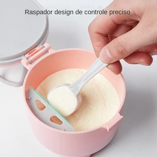 Caixa De Leite Em Pó Para Bebê/Subpacote Portátil E Selada À Prova De Umidade/Tanque De Armazenamento Macarrão De Arroz