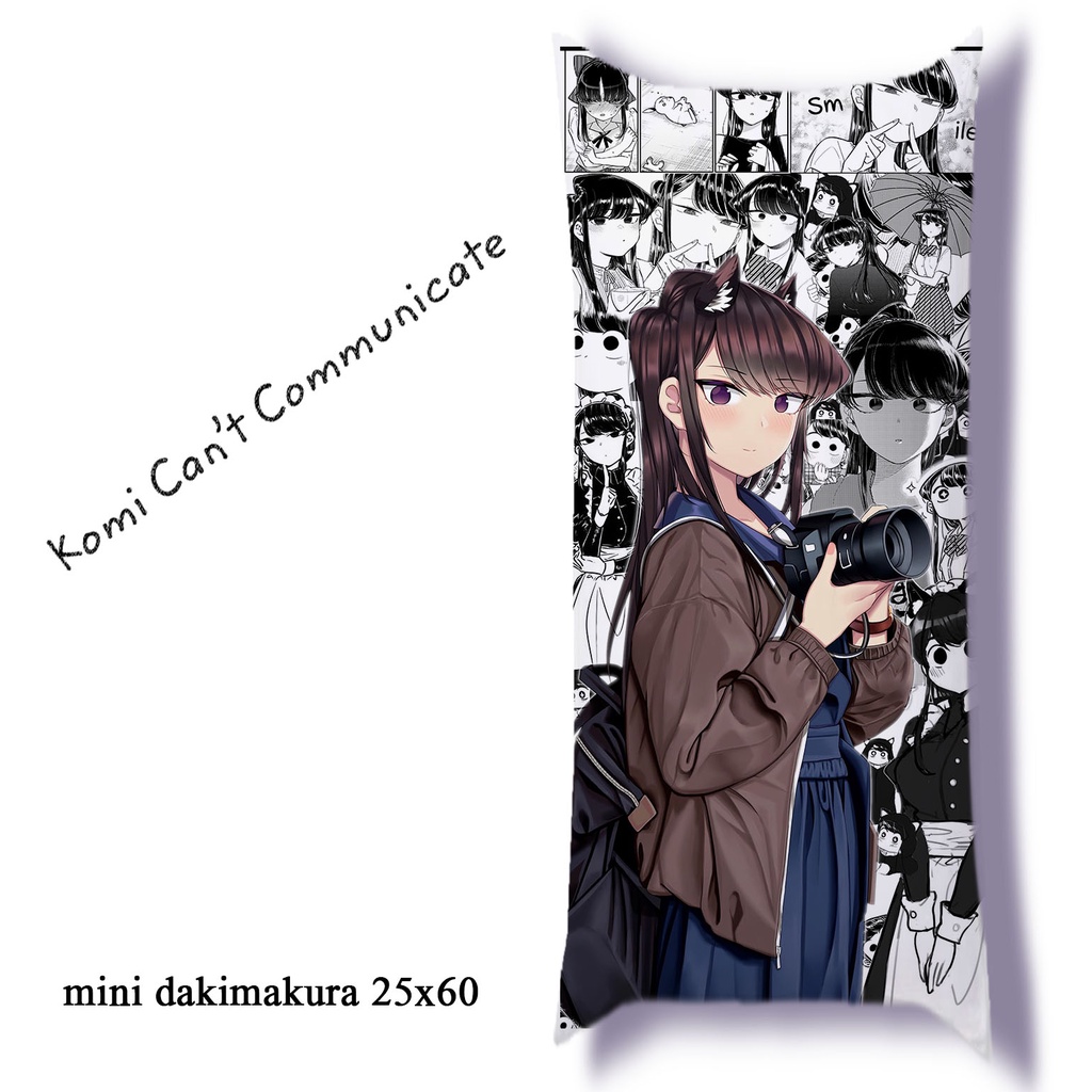 Almofada mini dakimakura - Komi-san Komi Can´t Communicate | Shopee Brasil