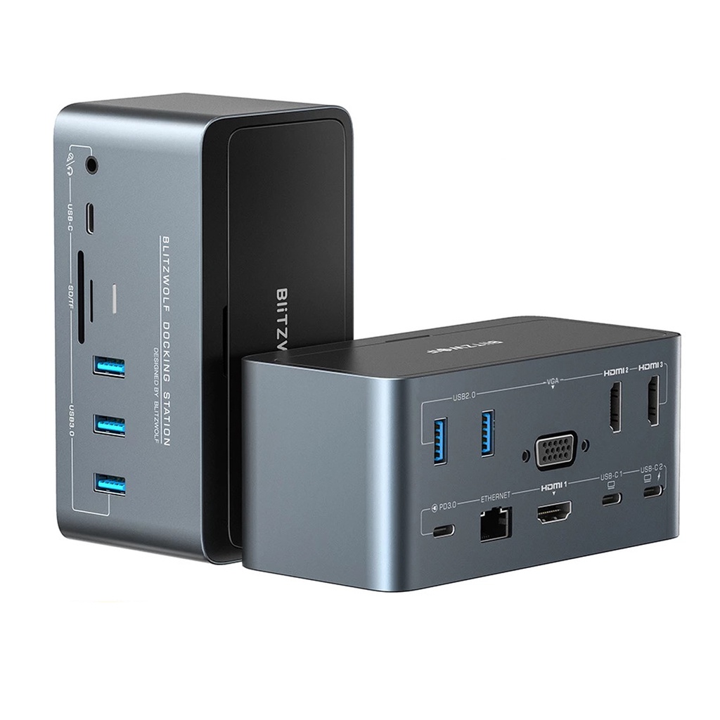 Hub Dockstation Usb-c Hub Tipo C 18 Em 1 Macbook Dell Huawei