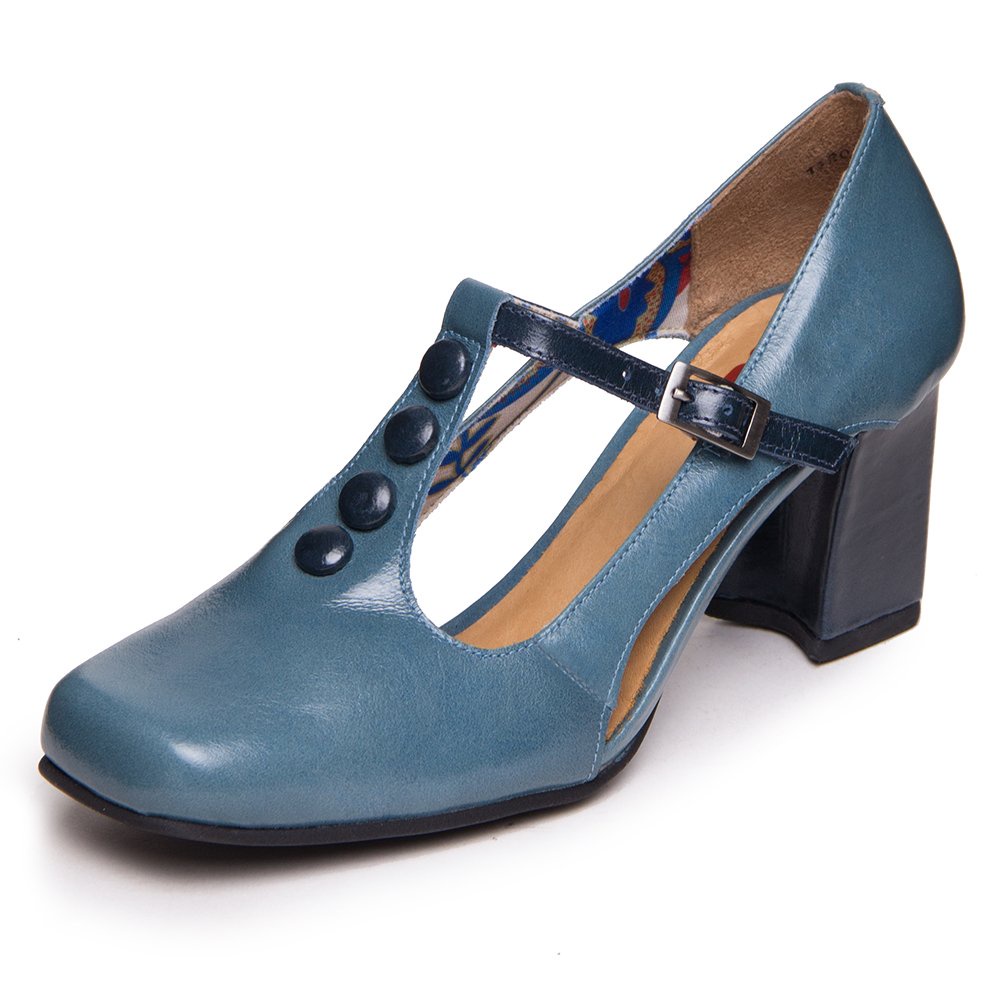 Sapato feminino hot sale azul