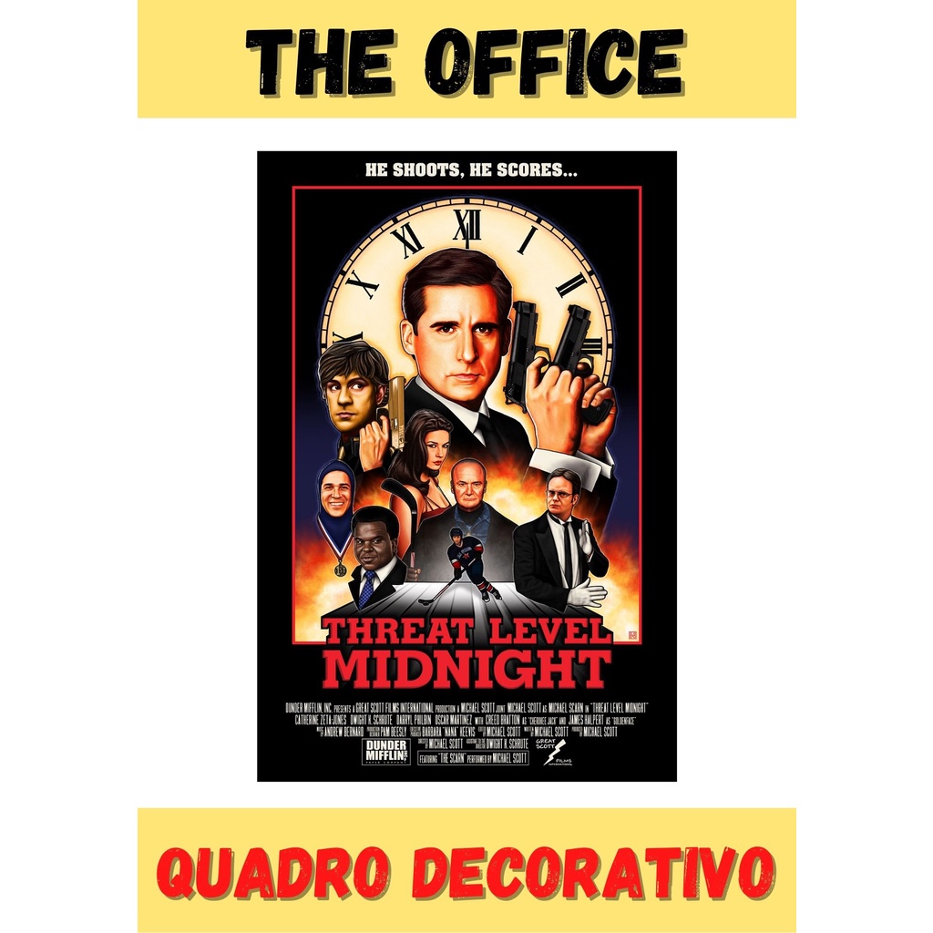 SUPER7 The Office Threat Level Midnight Jim Halpert as Goldenface 3.75 in Reaction Figure
