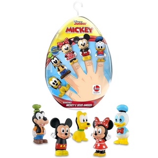 Dedoches Disney Mickey Bonecos No Ovo 3032 - Lider Brinquedos