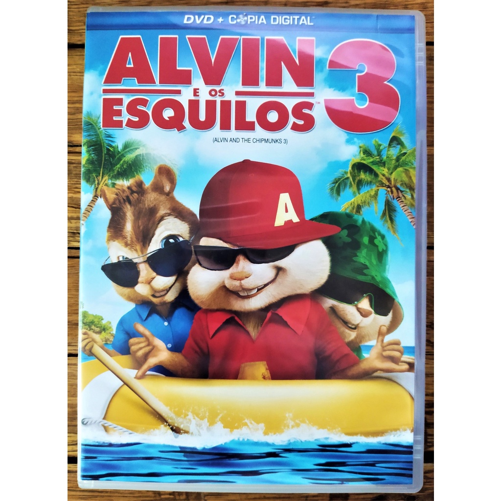 Dvd Original - Alvin E Os Esquilos 3 - Desenho - Dublado | Shopee Brasil