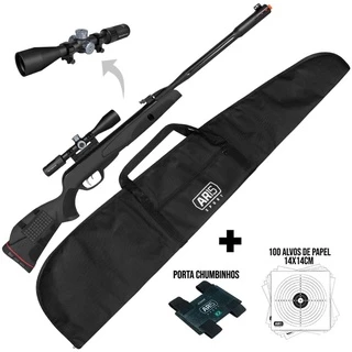 Carabina Chumbinho 5.5 Gamo Black Fusion IGT Mach + luneta