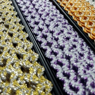 Fita Sianinha Metalizada 4mm com 5 metros.