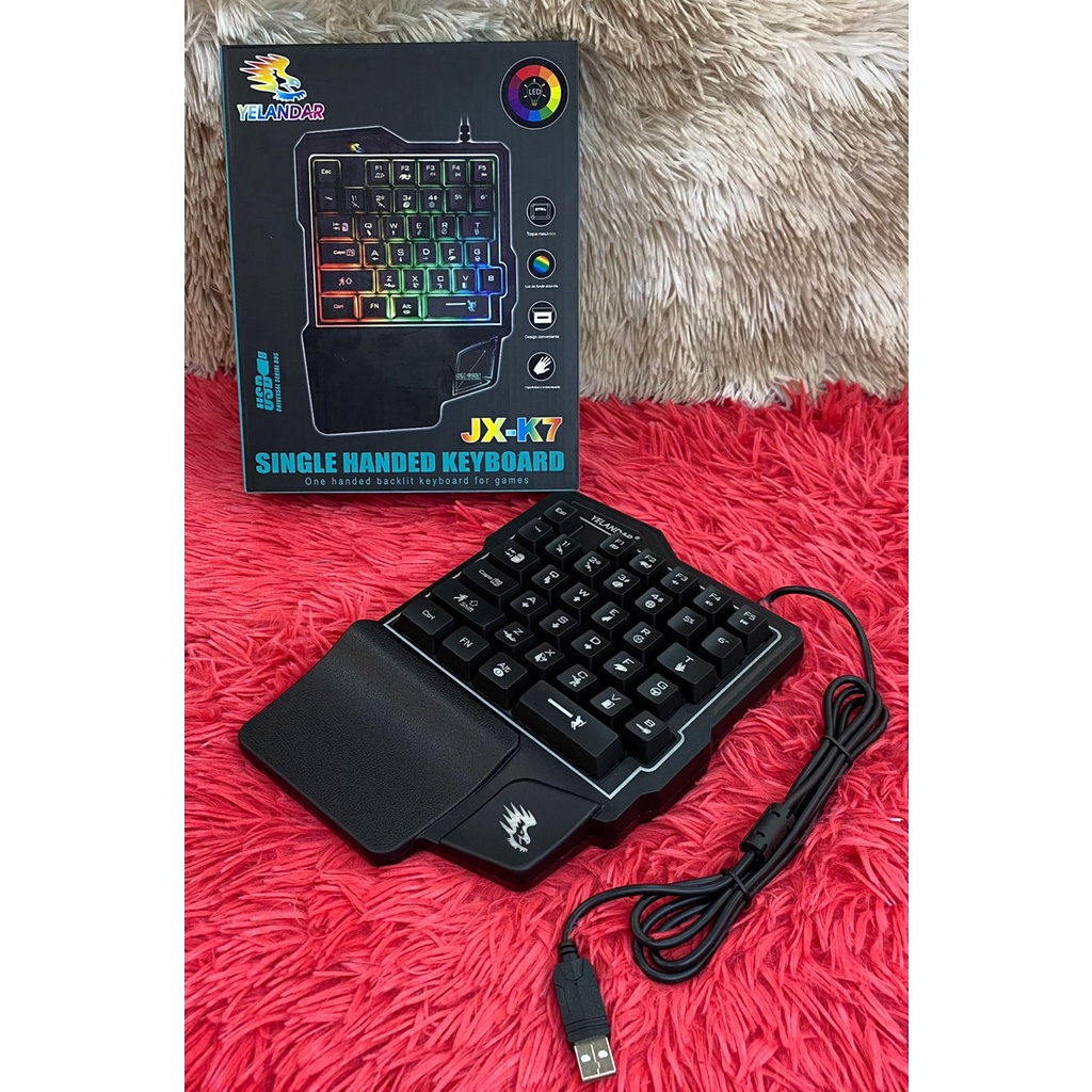 Mini Teclado Mecânico Gamer Rgb