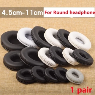 Fone De Ouvido Macio PU 45MM-110MM Almofadas De Espuma Para Fones Redondos