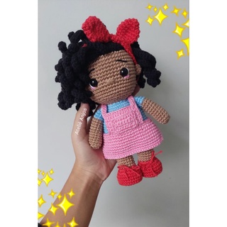 Boneca Arlequina Amigurumi - ATELIE FOFIS