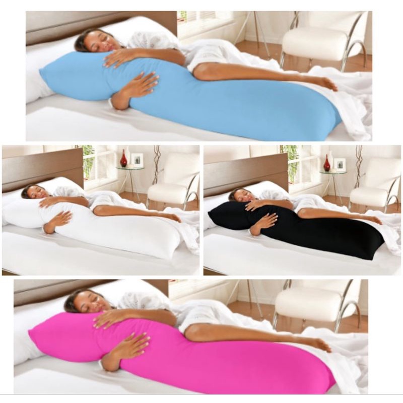 Kit Travesseiro de Corpo Xuxão 1.40x45cm + Fronha com Zíper Oferta Promoção Imperdível