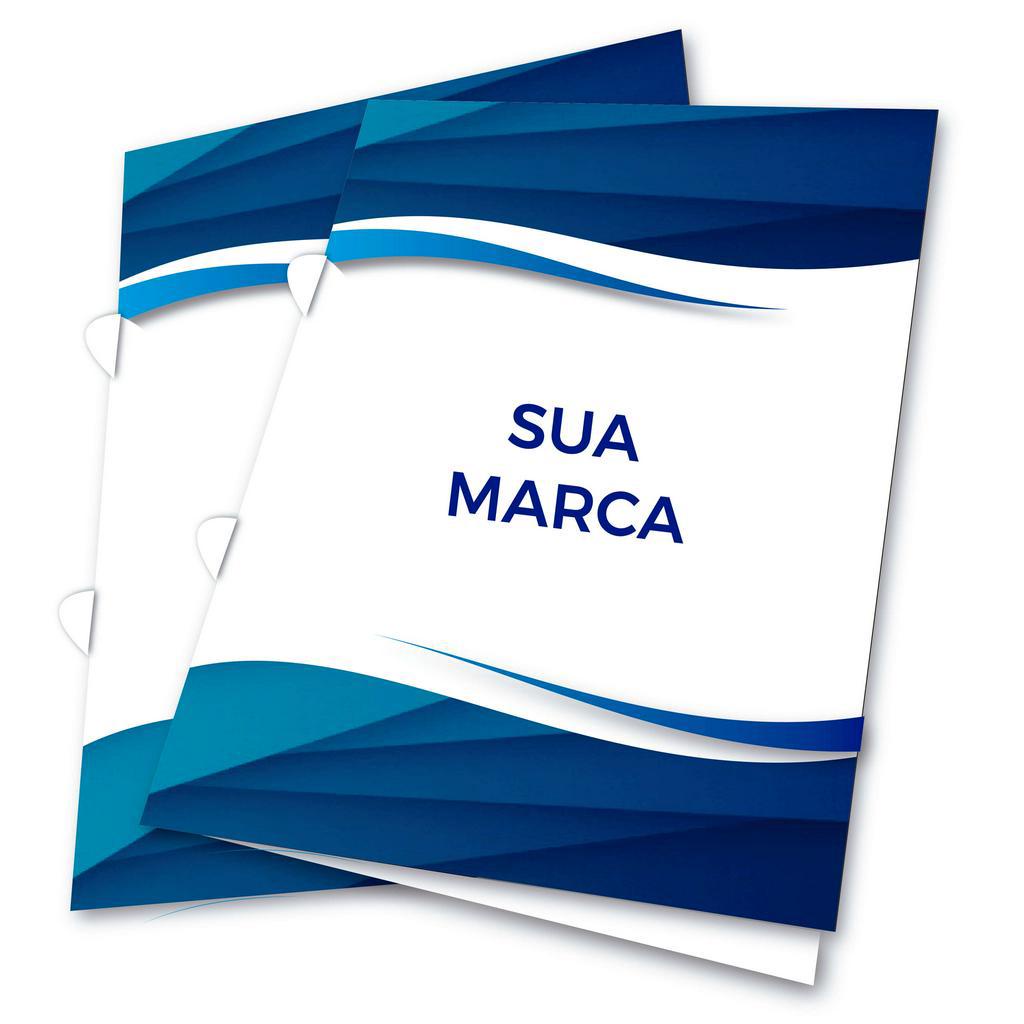 Pasta P/ Contrato Personalizada com Aba 25 und | Shopee Brasil