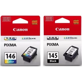cartucho original canon PG 145 CL 146 preto e colorido