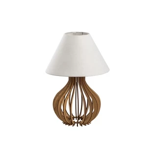 Abajur Decorativo De Mesa Com Cúpula Em Tecido Enfeites