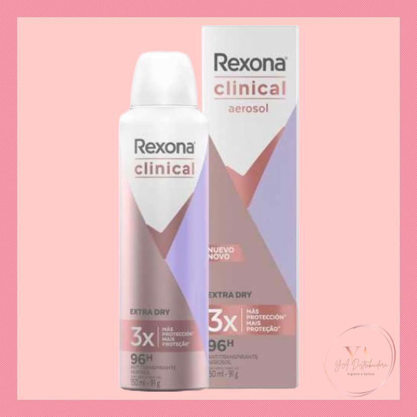 REXONA DESODORANTE AEROSOL CLINICAL WOMEN EXTRA DRY 150 ML x 1