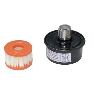 Filtro De Ar Compressor Rosca 1/2 20mm De Diametro Com Elemento Motomil Ferrari Chiaperini