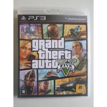 Jogo Grand Theft Auto V (gta 5) Para PS3 Mídia Física no Shoptime